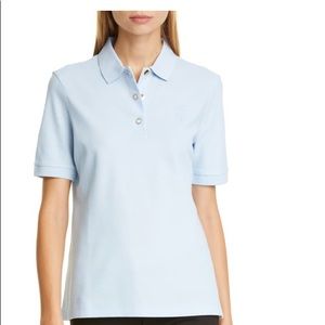 Monogram Motif Cotton Piqué Polo Shirt Burberry